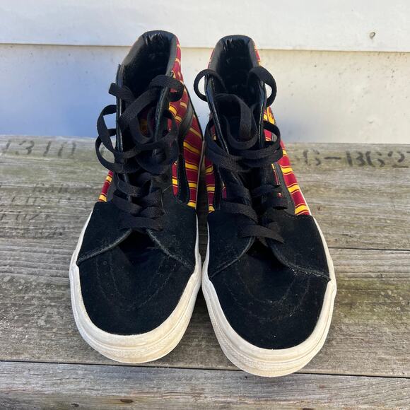 Vans Harry Potter Gryffindor Sk8 Hi Top Sneakers M5.5/W7 - Picture 2 of 8